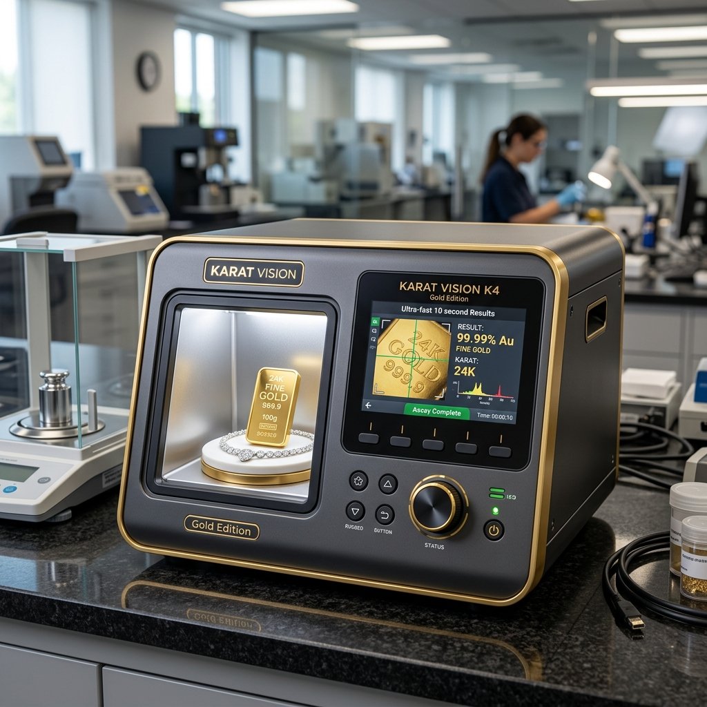 K4 Series XRF Spectrometer - Gold Edition with Gold Ornaments