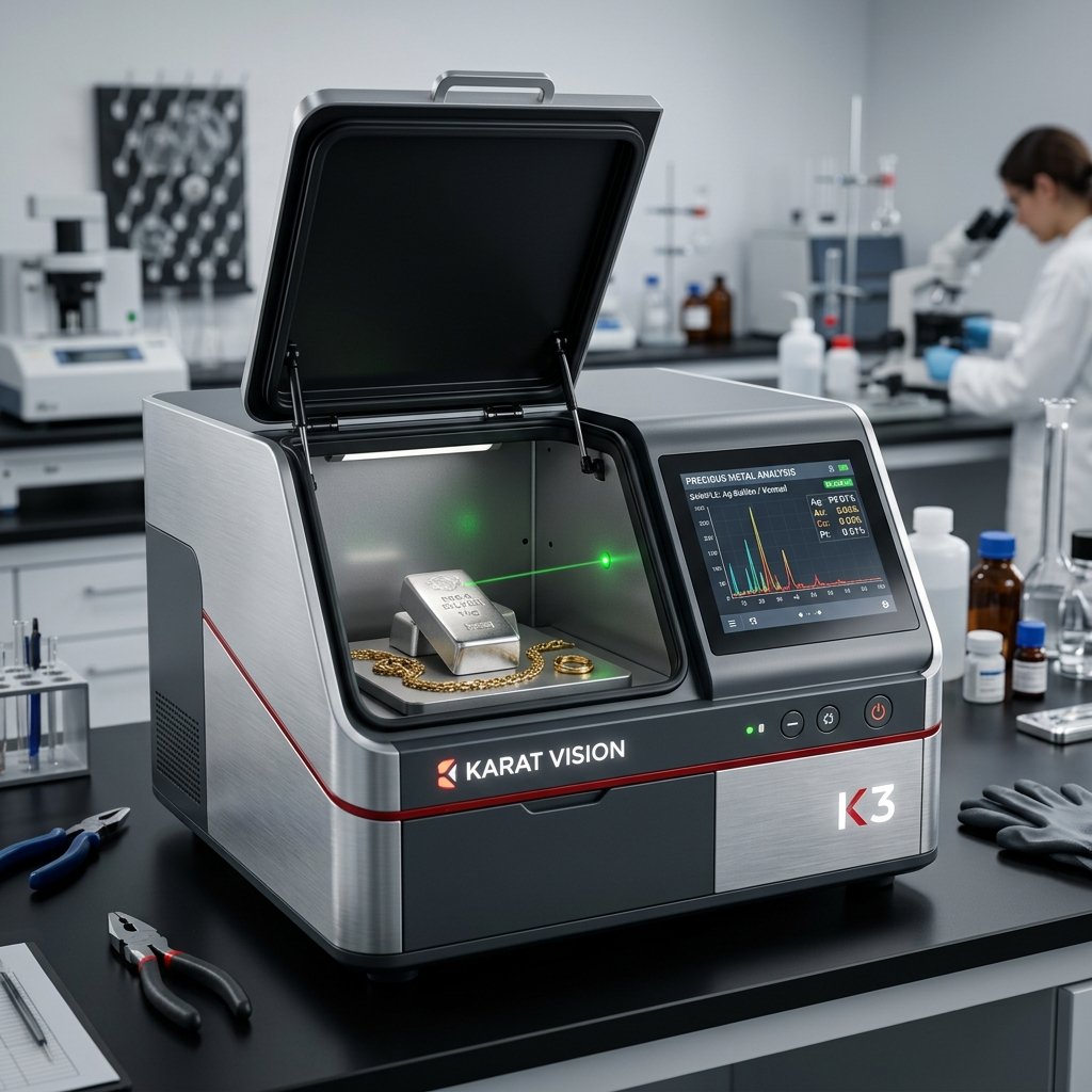 K3 Series XRF Spectrometer - Silver Edition with Sterling Silver